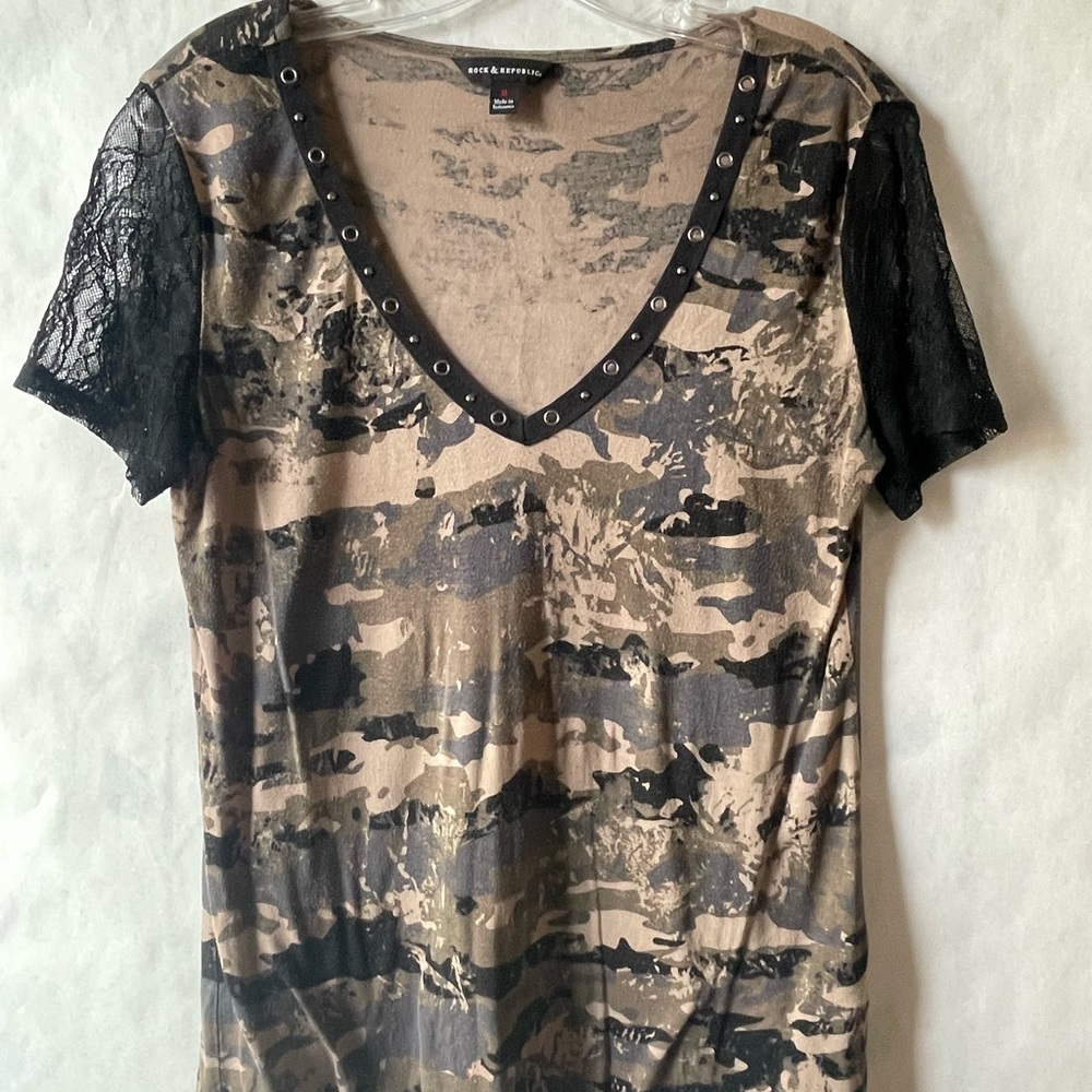 Rock & Republic Camo Shirt